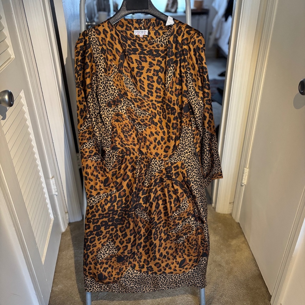 YSL RIVE GAUCHE SILK DRESS